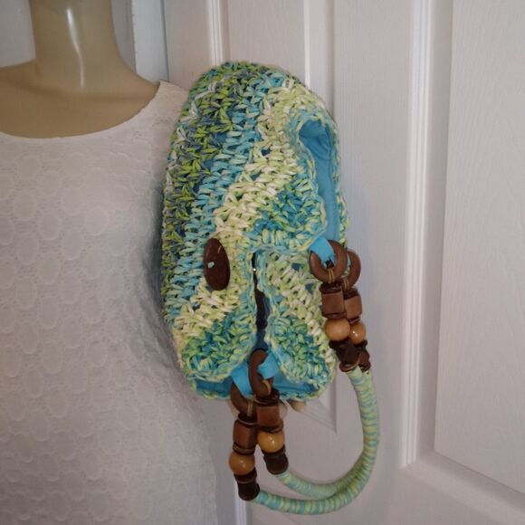 Cappelli Straworld Straw&Wood Bead Bag - Picture 4 of 6